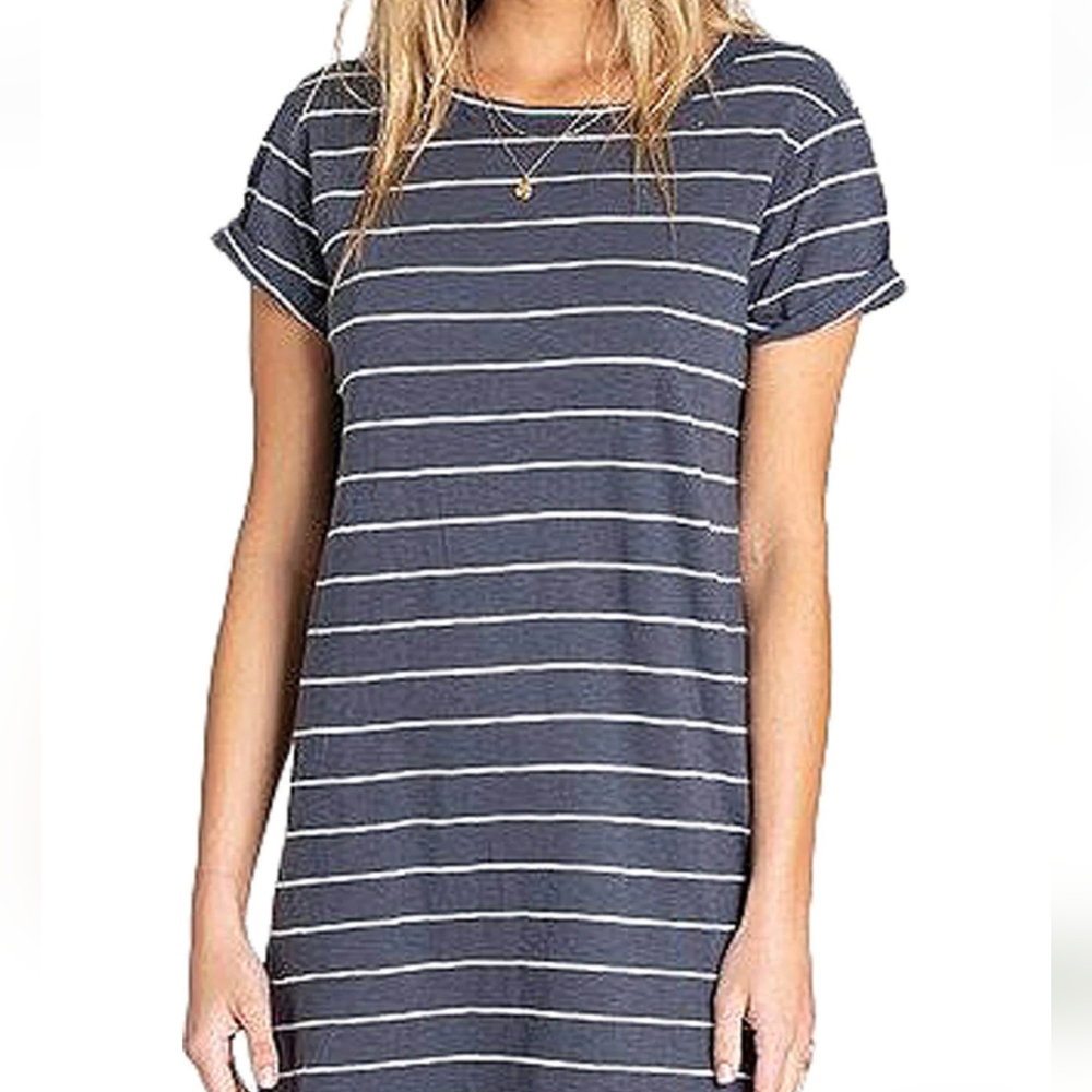Billabong striped t-shirt dress